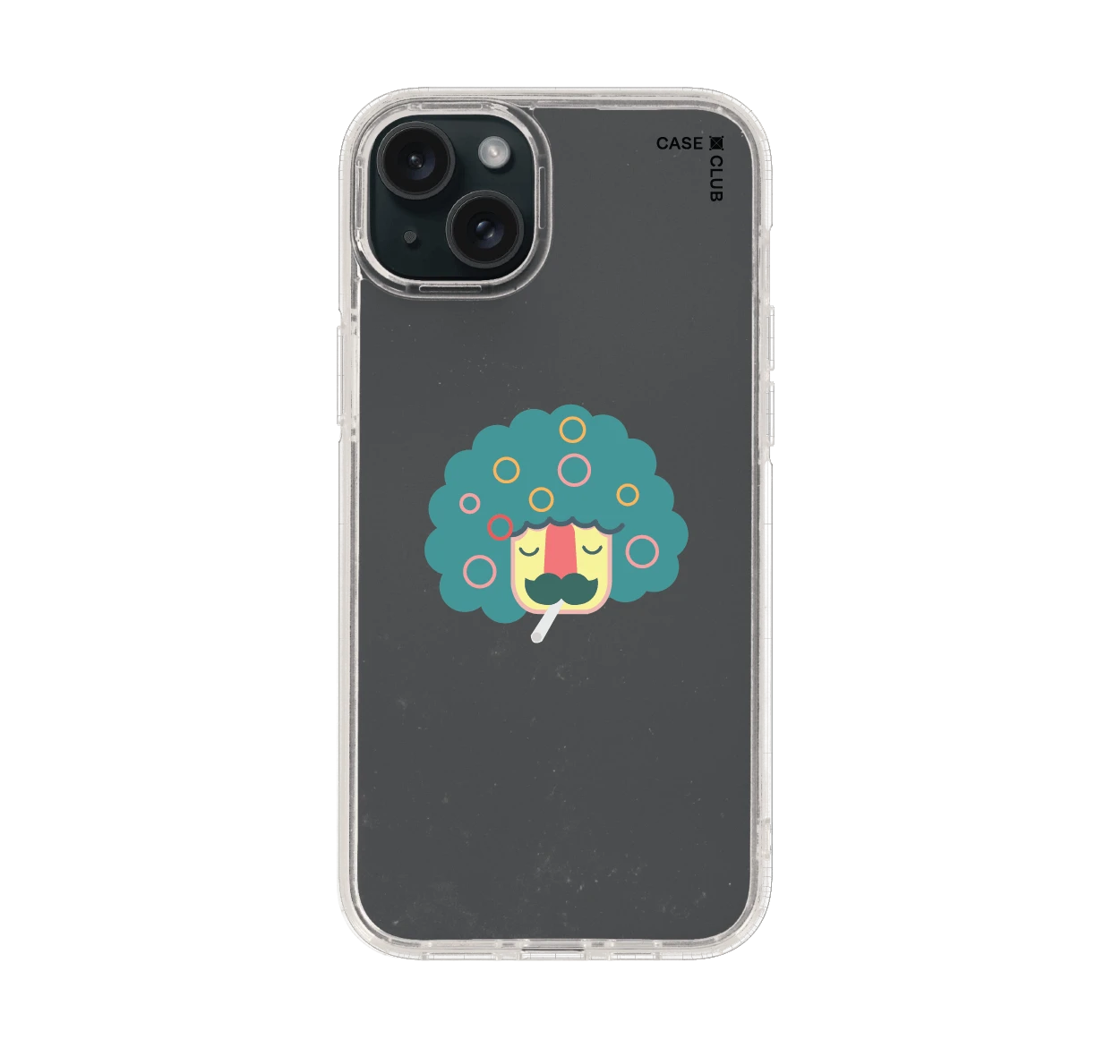 smoking moustache man